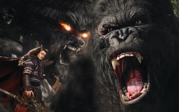 the monkey king movie,chiyang pousay,satheesh kumar  మూడు భాషల్లో 'ది మంకీ కింగ్‌' విడుదల!
